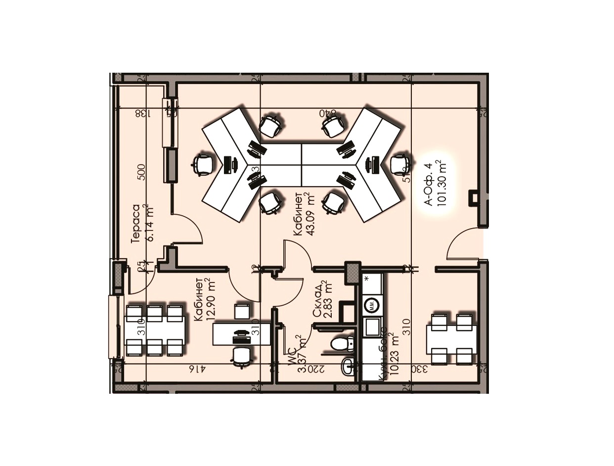Офис в строеж, без комисион
