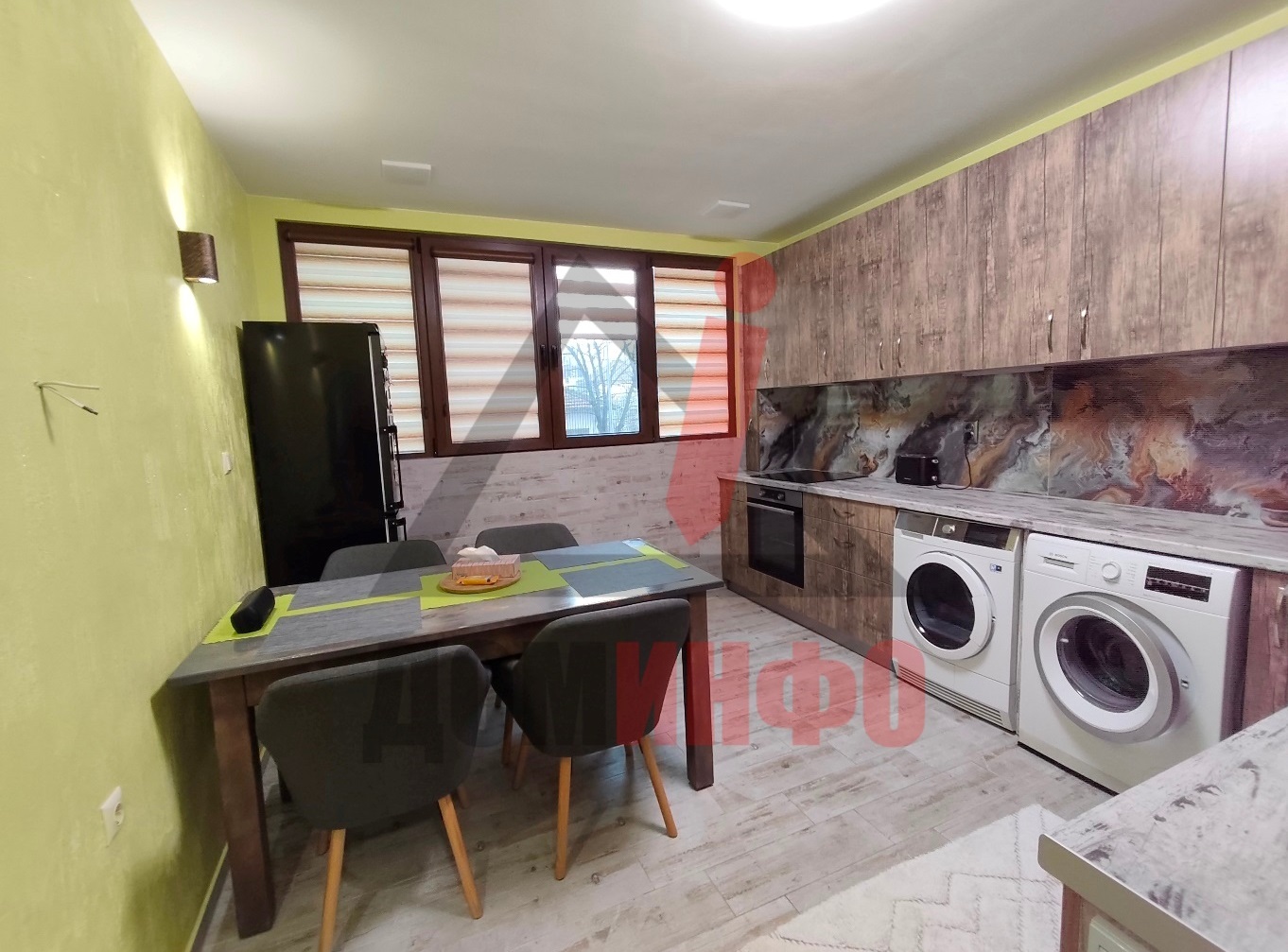 Луксозно изпълнен апартамент, преустроен в тристаен